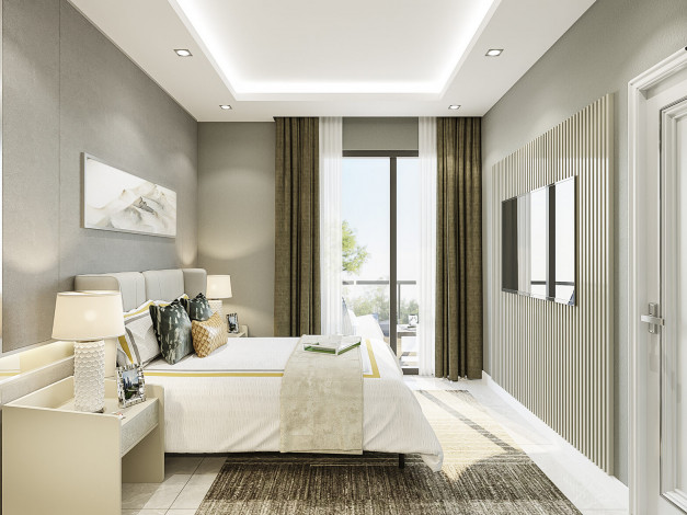 Новый проект стартует в феврале 2022 года в районе Махмутлар! 52-145 м2 - Ракурс 15