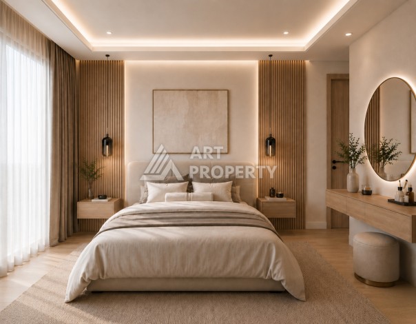Квартиры 2+1 и 3+1 в 150 метрах от моря с ПВ всего 10%. Центр, Алания - Ракурс 24