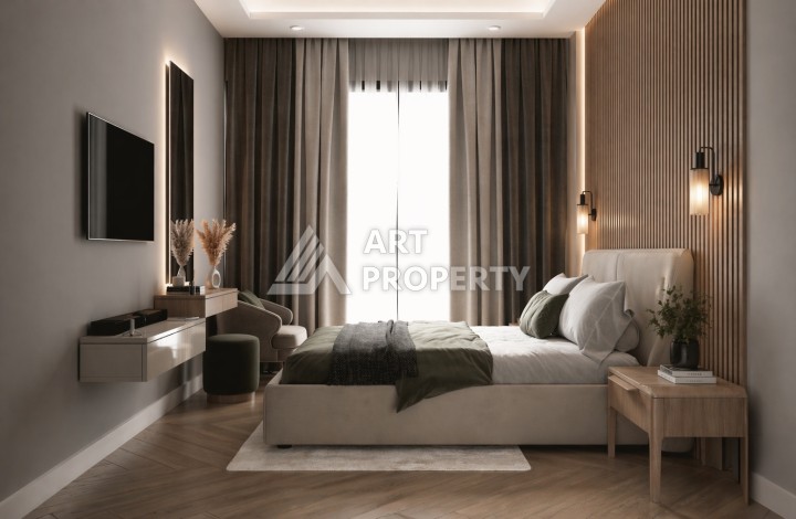 Квартиры 2+1 и 3+1 в 150 метрах от моря с ПВ всего 10%. Центр, Алания - Ракурс 27