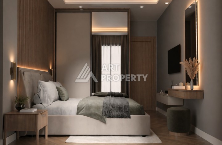 Квартиры 2+1 и 3+1 в 150 метрах от моря с ПВ всего 10%. Центр, Алания - Ракурс 29