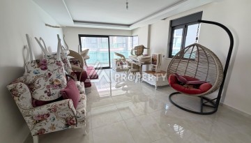 Квартира 2+1 на первой береговой линии в Махмутларе, 95 м² - Ракурс 14