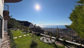 Вилла 5+2 с участком 500 м² и видом на море в Тепе, Алания - Ракурс 9
