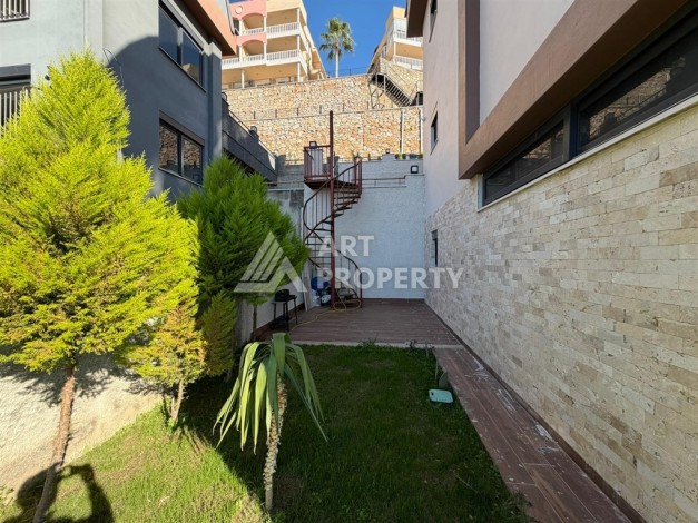 Вилла 5+2 с участком 500 м² и видом на море в Тепе, Алания - Ракурс 11
