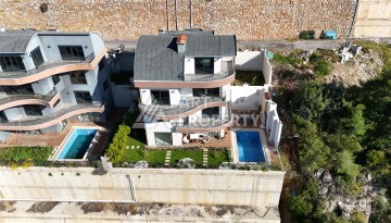 Вилла 5+2 с участком 500 м² и видом на море в Тепе, Алания - Ракурс 15