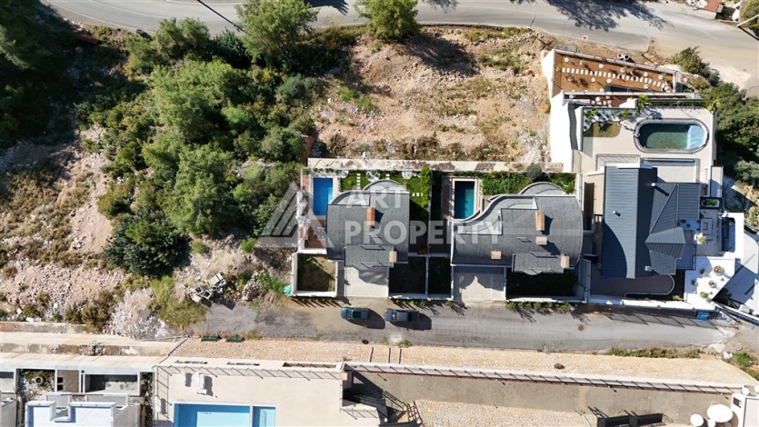 Вилла 5+2 с участком 500 м² и видом на море в Тепе, Алания - Ракурс 16