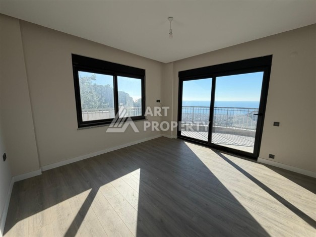 Вилла 5+2 с участком 500 м² и видом на море в Тепе, Алания - Ракурс 30