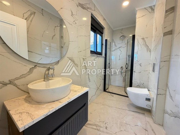 Вилла 5+2 с участком 500 м² и видом на море в Тепе, Алания - Ракурс 32