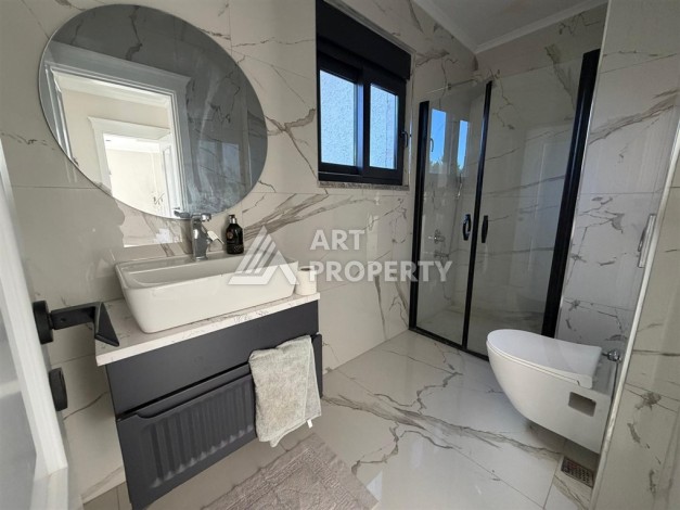 Вилла 5+2 с участком 500 м² и видом на море в Тепе, Алания - Ракурс 33