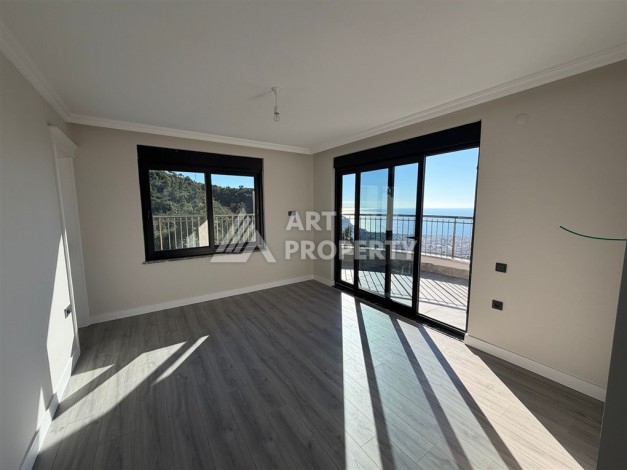 Вилла 5+2 с участком 500 м² и видом на море в Тепе, Алания - Ракурс 40