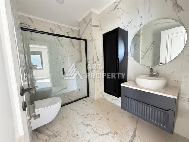 Вилла 5+2 с участком 500 м² и видом на море в Тепе, Алания - Ракурс 57