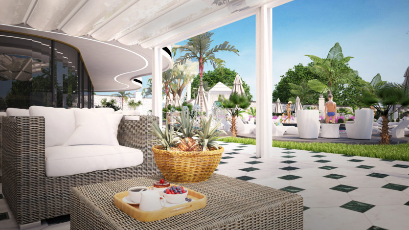 Инвестиционный проект премиум класса в Каргыджаке, 135-220м - Ракурс 5