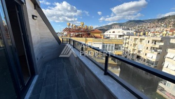 Двухуровневая квартира 2+1 в центре Алании 110 м² - Ракурс 11