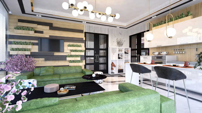 Инвестиционный проект премиум класса в Каргыджаке, 135-220м - Ракурс 28