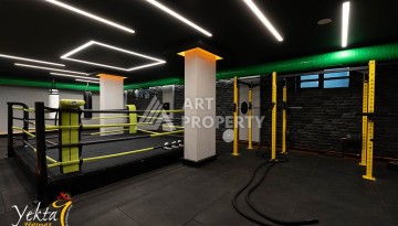 Большая квартира 1+1 в элитном ЖК, 65 м². Махмутлар, Алания - Ракурс 18