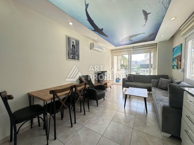 Уютная квартира 1+1 в центре Аланьи рядом с морем, 50 м² - Ракурс 1
