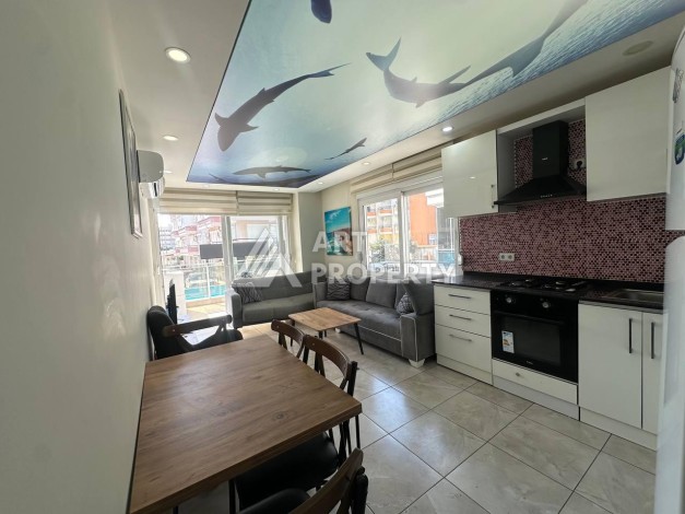 Уютная квартира 1+1 в центре Аланьи рядом с морем, 50 м² - Ракурс 4