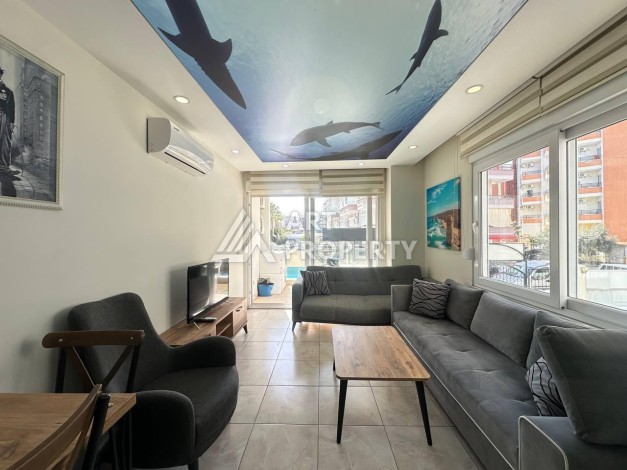 Уютная квартира 1+1 в центре Аланьи рядом с морем, 50 м² - Ракурс 6