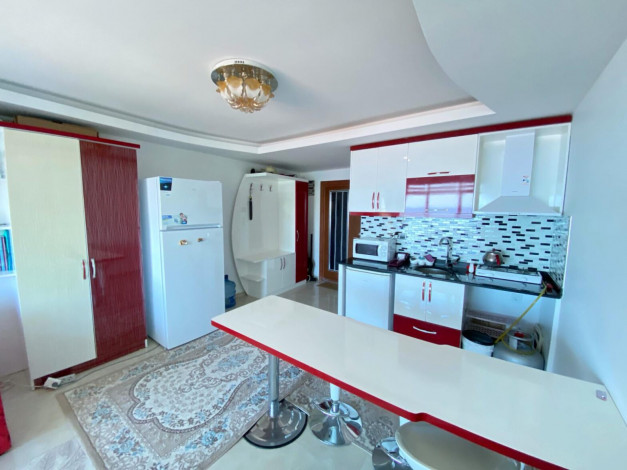 Студия с видом на Средиземное море всего в 150 метрах от пляжа в районе Каргыджак, 40м2 - Ракурс 9