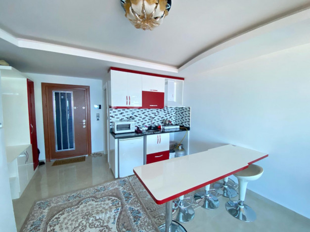 Студия с видом на Средиземное море всего в 150 метрах от пляжа в районе Каргыджак, 40м2 - Ракурс 10