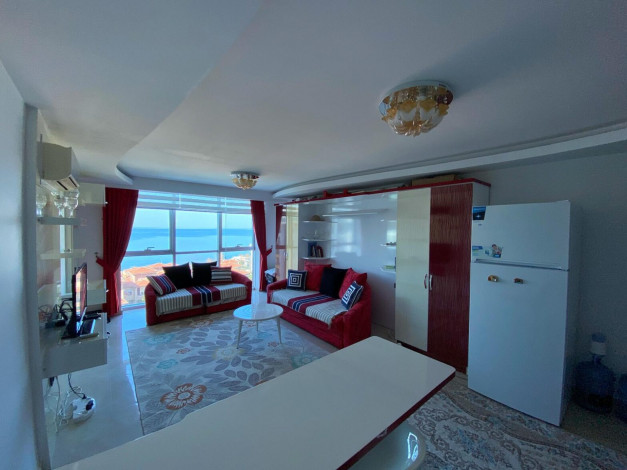 Студия с видом на Средиземное море всего в 150 метрах от пляжа в районе Каргыджак, 40м2 - Ракурс 12