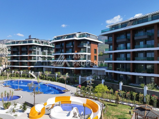 Меблированный садовый дуплекс 2+1 в элитном ЖК, 110 м² - Ракурс 0
