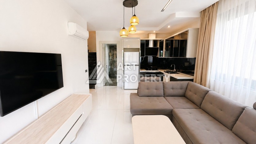 Меблированный садовый дуплекс 2+1 в элитном ЖК, 110 м² - Ракурс 3