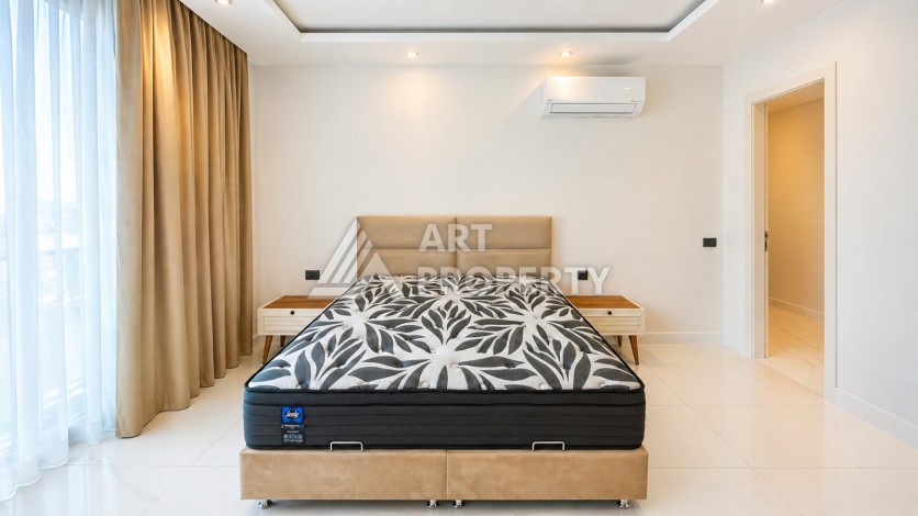 Меблированный садовый дуплекс 2+1 в элитном ЖК, 110 м² - Ракурс 13