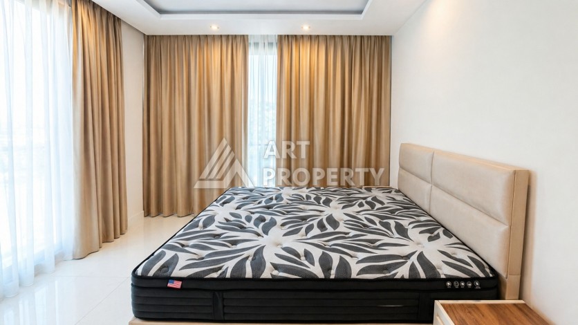 Меблированный садовый дуплекс 2+1 в элитном ЖК, 110 м² - Ракурс 14