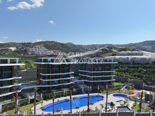 Меблированный садовый дуплекс 2+1 в элитном ЖК, 110 м² - Ракурс 35