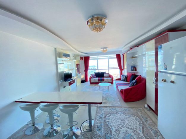 Студия с видом на Средиземное море всего в 150 метрах от пляжа в районе Каргыджак, 40м2 - Ракурс 17