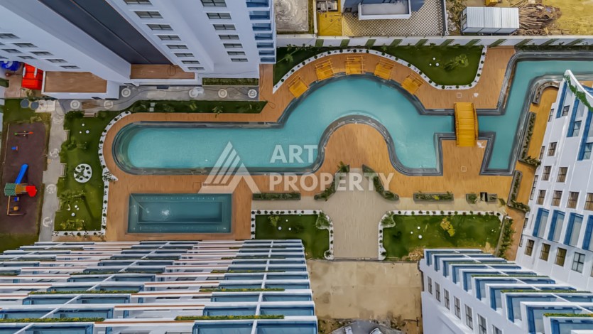Квартира 2+1 в новой резиденции Махмутлара, 90 кв.м. - Ракурс 4