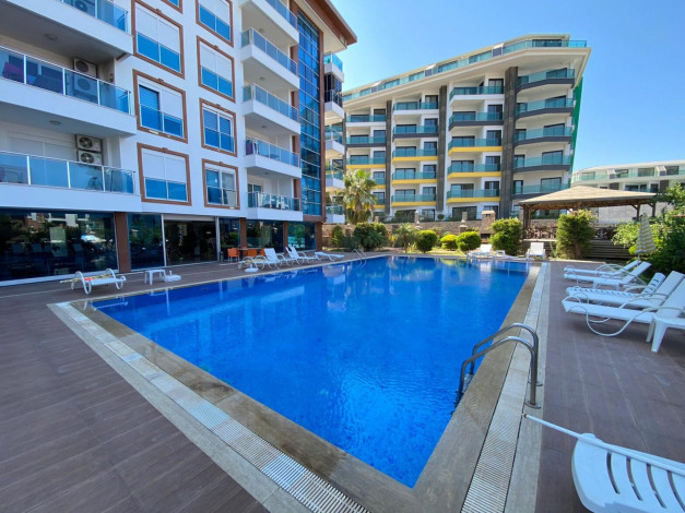 Студия с видом на Средиземное море всего в 150 метрах от пляжа в районе Каргыджак, 40м2 - Ракурс 28