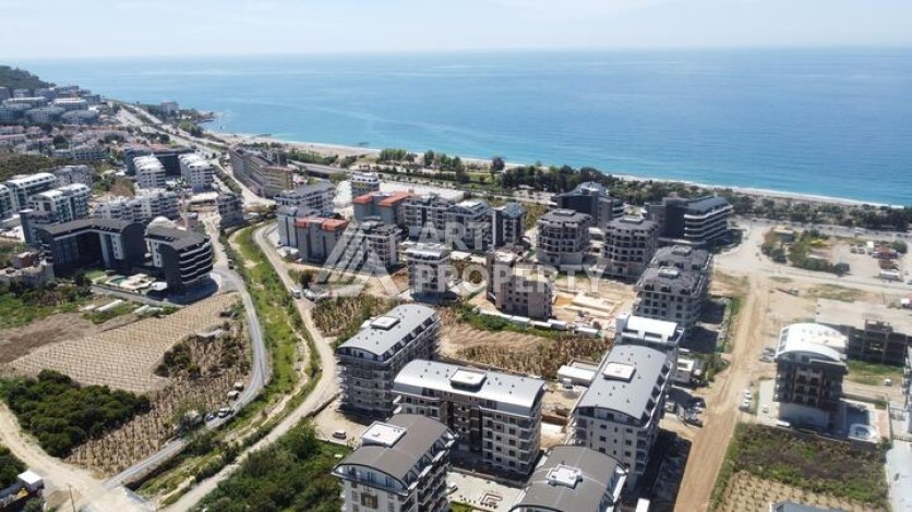 Квартира 1+1 - 58 м²  в ЖК премиум класса. Каргыджак, Алания - Ракурс 2
