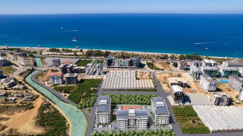 Квартира 1+1 - 58 м²  в ЖК премиум класса. Каргыджак, Алания - Ракурс 3