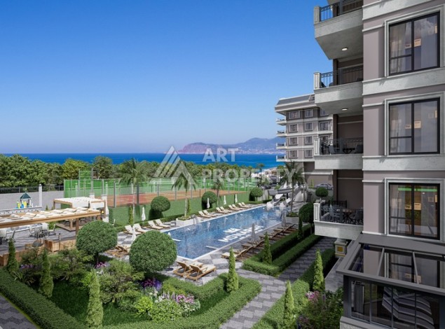 Квартира 1+1 - 58 м²  в ЖК премиум класса. Каргыджак, Алания - Ракурс 25