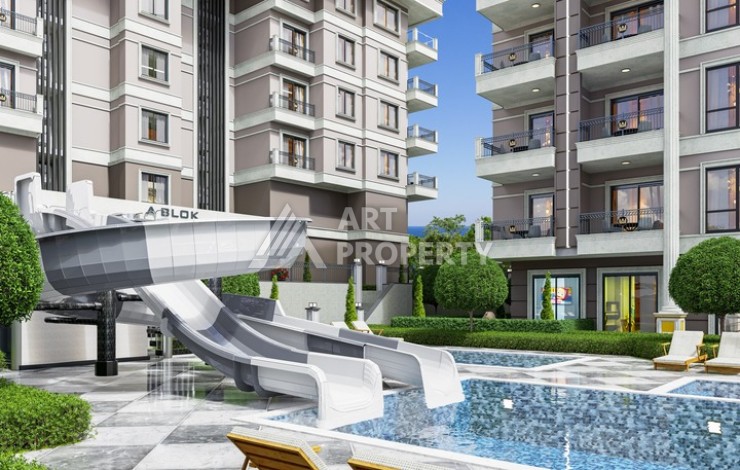 Квартира 1+1 - 58 м²  в ЖК премиум класса. Каргыджак, Алания - Ракурс 28
