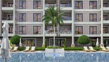 Квартира 1+1 - 58 м²  в ЖК премиум класса. Каргыджак, Алания - Ракурс 30