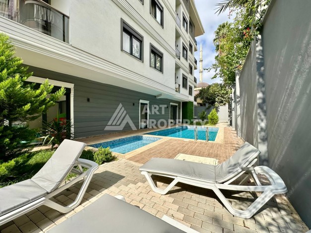 Меблированная квартира 1+1 в центре Аланьи, 50 кв.м. - Ракурс 0