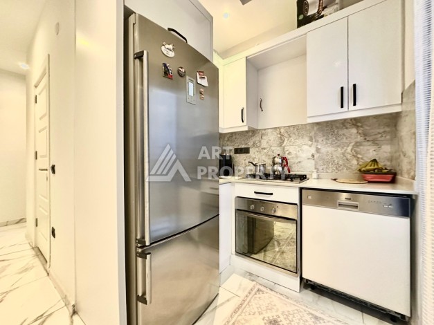Меблированная квартира 1+1 в центре Аланьи, 50 кв.м. - Ракурс 5