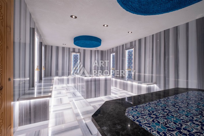 Квартира 1+1 в центре Махмутлара, 60 м². Вид на море - Ракурс 18