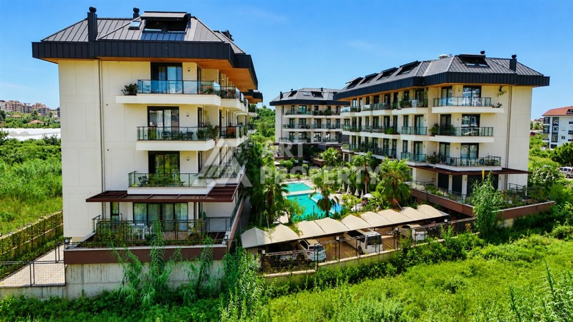 Квартира 1+1 в Оба в элитной резиденции, 50 м² - Ракурс 25