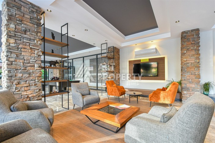 Квартира 1+1 в Оба в элитной резиденции, 50 м² - Ракурс 31