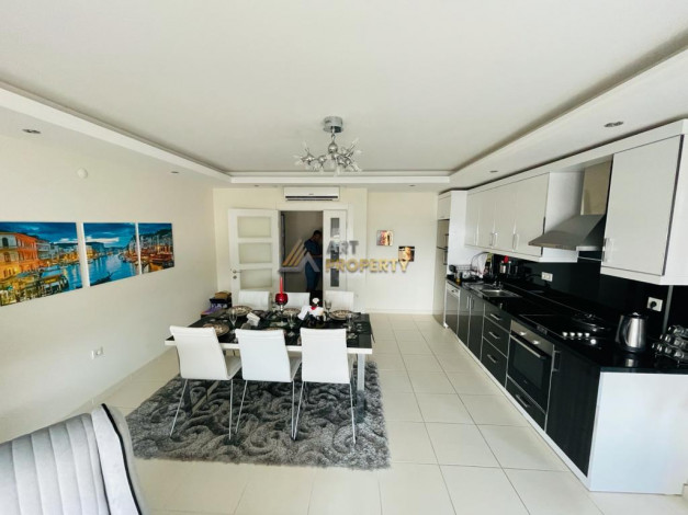 Меблированная трехкомнатная квартира в районе Каргыджак, 125м2 - Ракурс 3