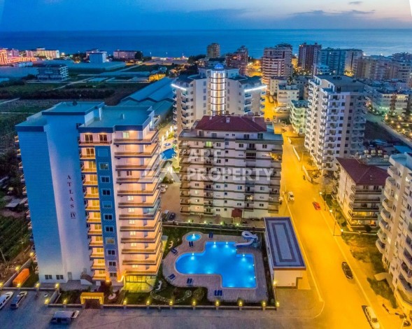 Квартира 1+1 с видом на море в Махмутларе, 65 м² - Ракурс 0