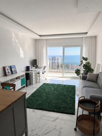 Квартира 1+1 с видом на море в Махмутларе, 65 м² - Ракурс 6