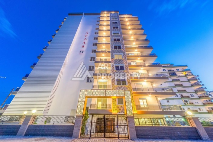 Квартира 1+1 с видом на море в Махмутларе, 65 м² - Ракурс 17