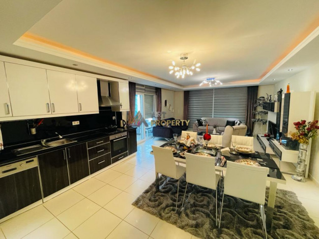 Меблированная трехкомнатная квартира в районе Каргыджак, 125м2 - Ракурс 21