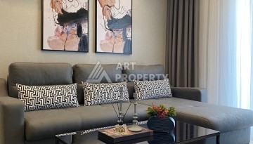 Стильная квартира 1+1 в новом жилом комплексе в Тосмуре, 50 м² - Ракурс 3