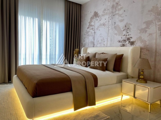 Стильная квартира 1+1 в новом жилом комплексе в Тосмуре, 50 м² - Ракурс 6