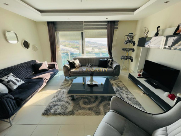 Меблированная трехкомнатная квартира в районе Каргыджак, 125м2 - Ракурс 37